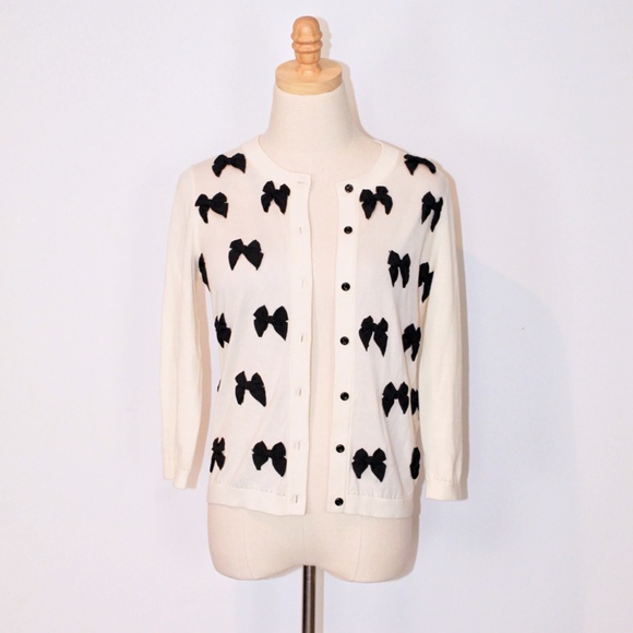 Kate Spade Ruthie Bow Cardigan Size (S) - Picture 1 of 4